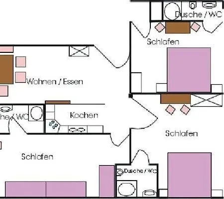 In Mit Terrasse Und Garten Apartment *